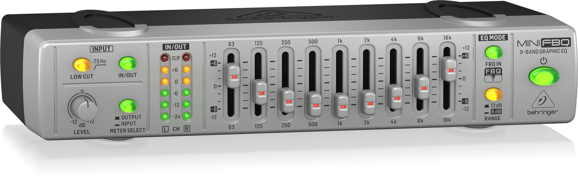 Behringer MINIFBQ FBQ800 9-Band Graphic Equalizer