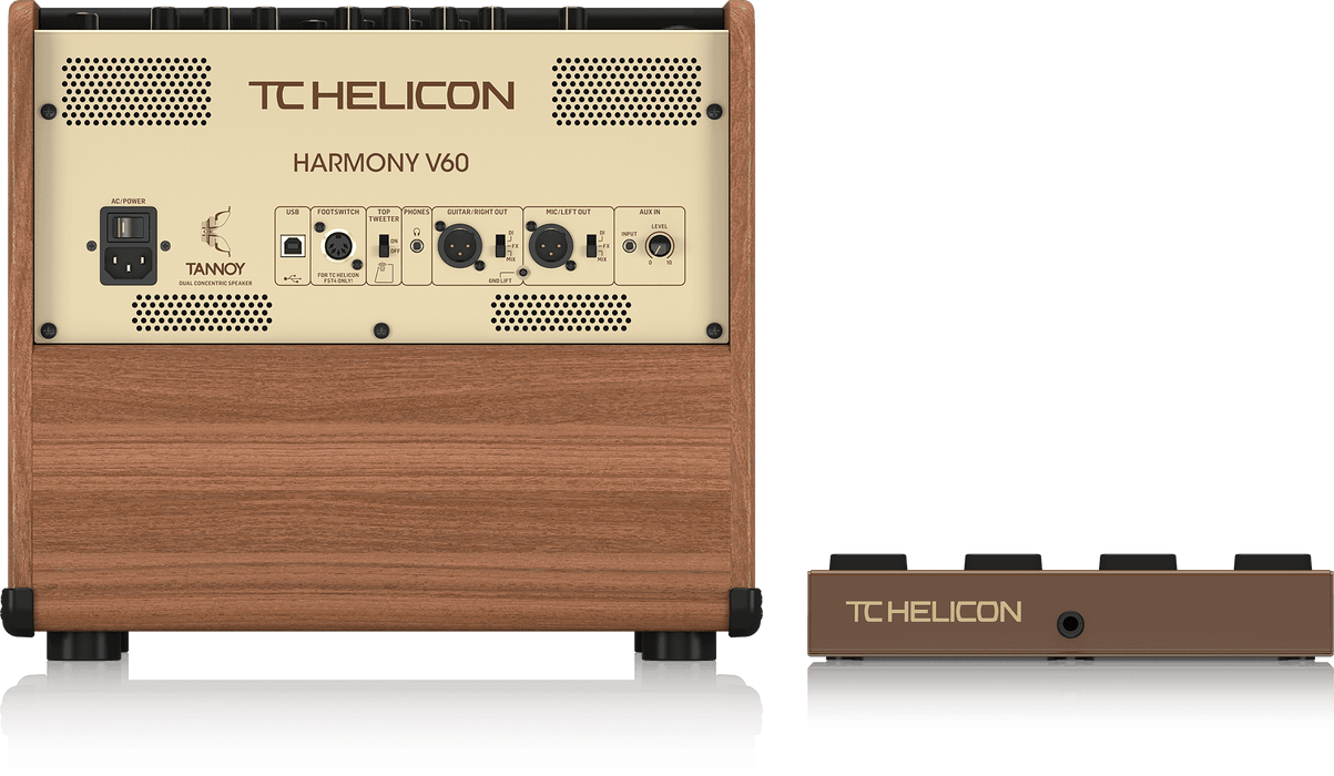 TC-Helicon Harmony V60 60-watt 2-channel Acoustic Amplifier - Music Bliss Malaysia