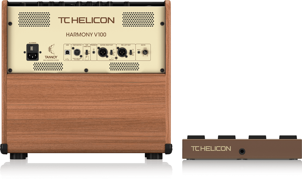 TC-Helicon Harmony V100 100-watt 2-channel Acoustic Amplifier - Music Bliss Malaysia