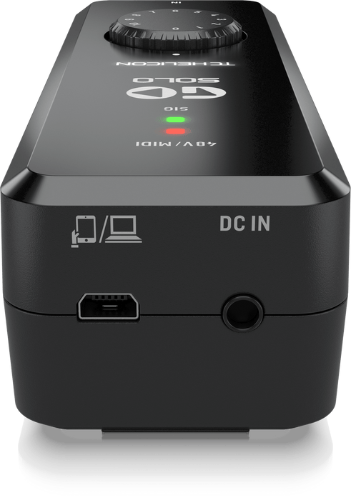 TC-Helicon GO SOLO Audio/MIDI Interface for Mobile Devices - Music Bliss Malaysia