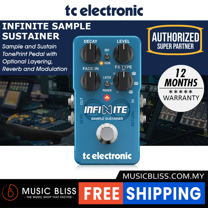 TC Electronic Infinite Sample Sustainer Pedal - Music Bliss Malaysia