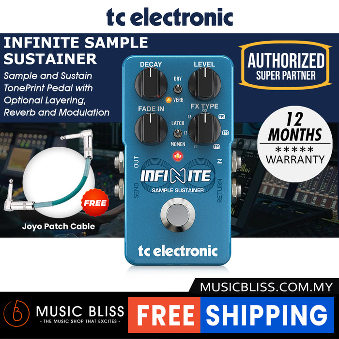 TC Electronic Infinite Sample Sustainer Pedal - Music Bliss Malaysia