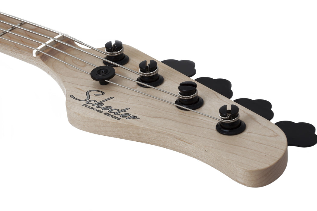 Schecter J-4  Maple FB Left-Handed Electric Bass Guitar - Sea Foam Green