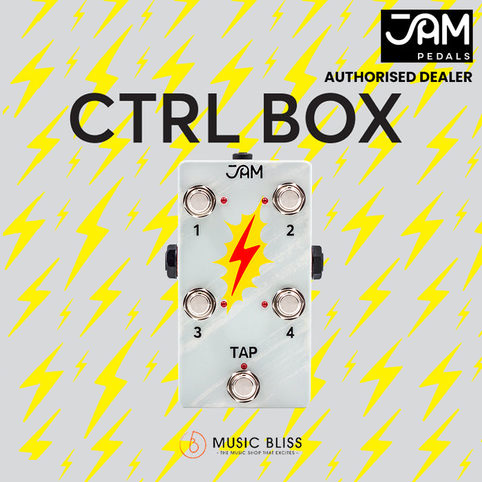 JAM Pedals Control Box Remote tap tempo / hold and preset selection for the Delay Llama XTREME