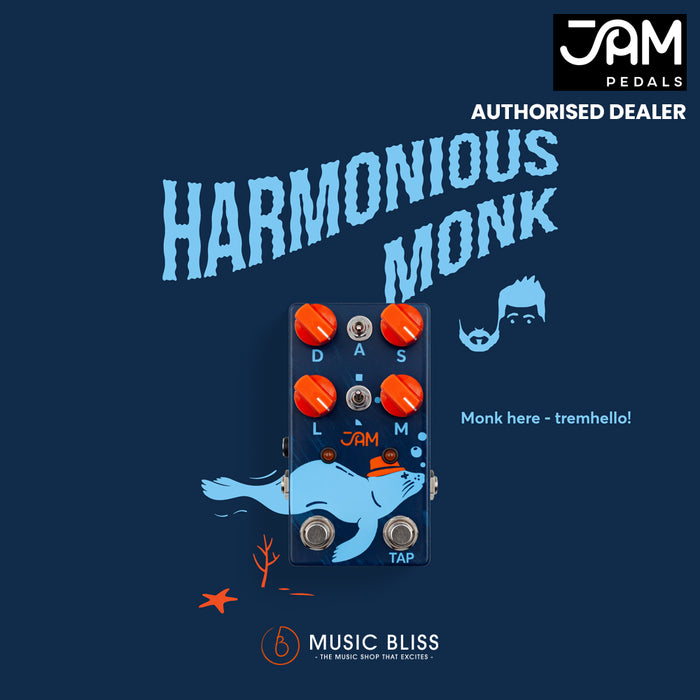 JAM Pedals Harmonious Monk MKII Harmonic Tremolo Pedal