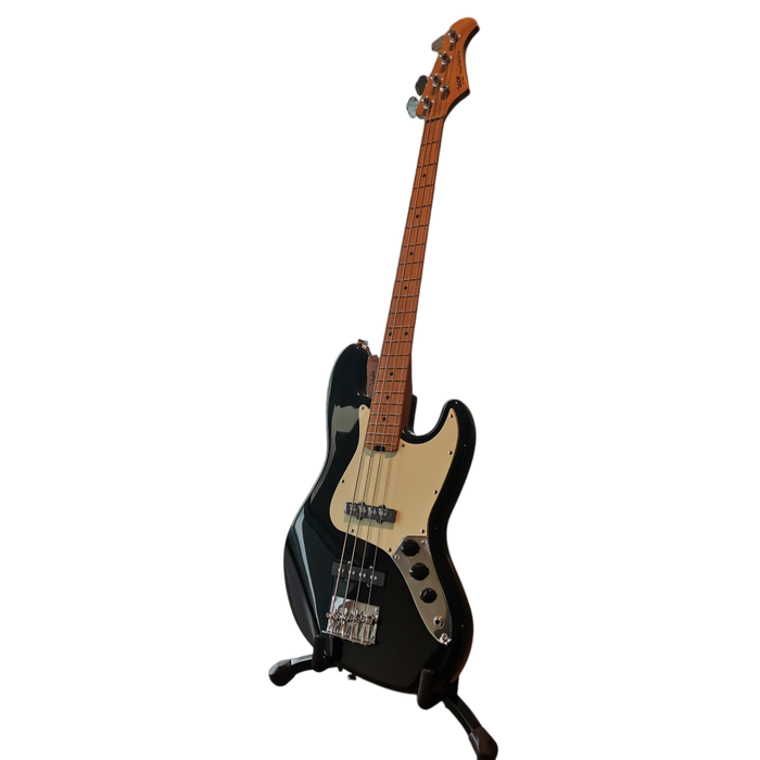 SQOE JB600 JB Series Electric Bass Guitar - Black