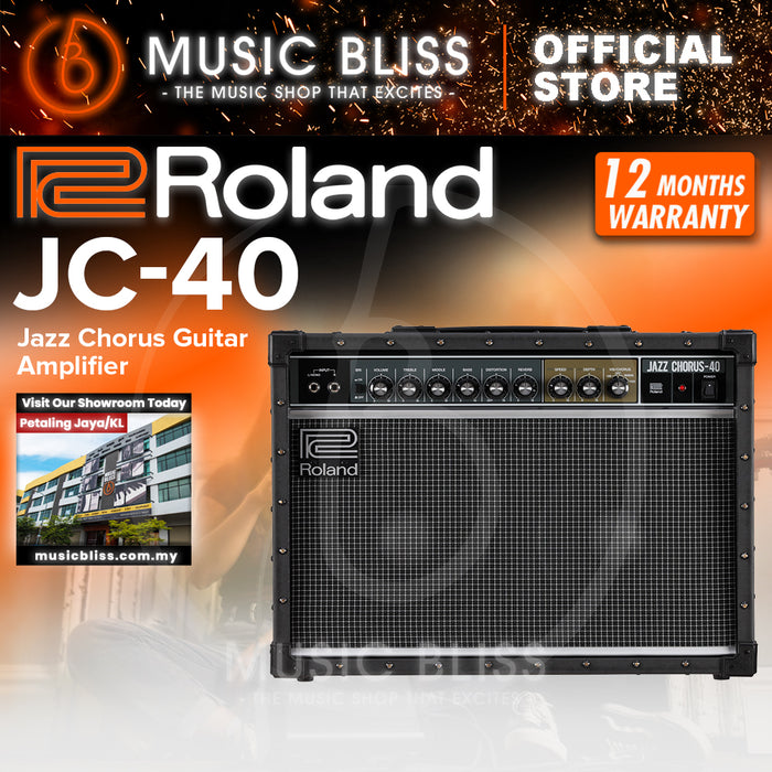 Roland JC-40 Jazz Chorus 40-watt 2x10 Stereo Combo Amplifier