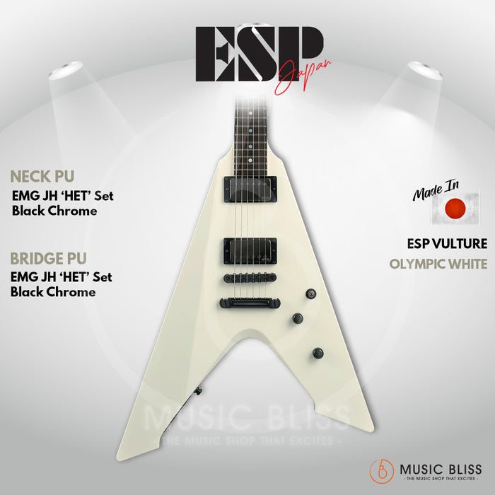 ESP Original JAMES HETFIELD VULTURE - Olympic White
