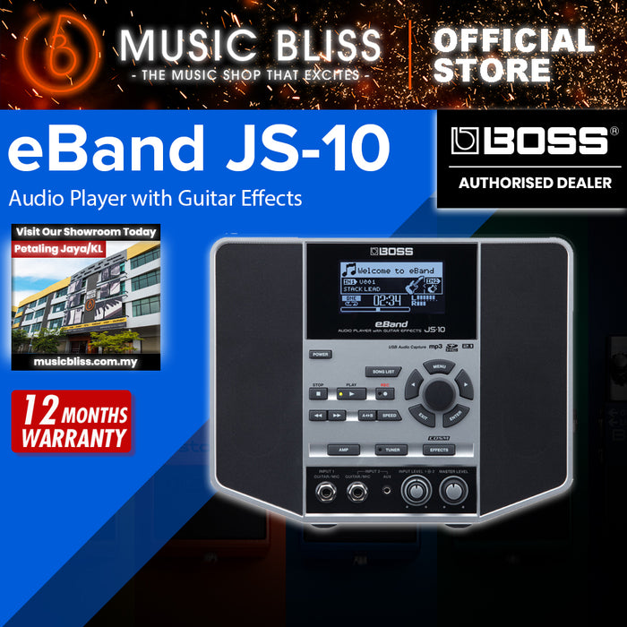 Boss eBand JS-10 Audio Player and Trainer with Original Boss Adapter