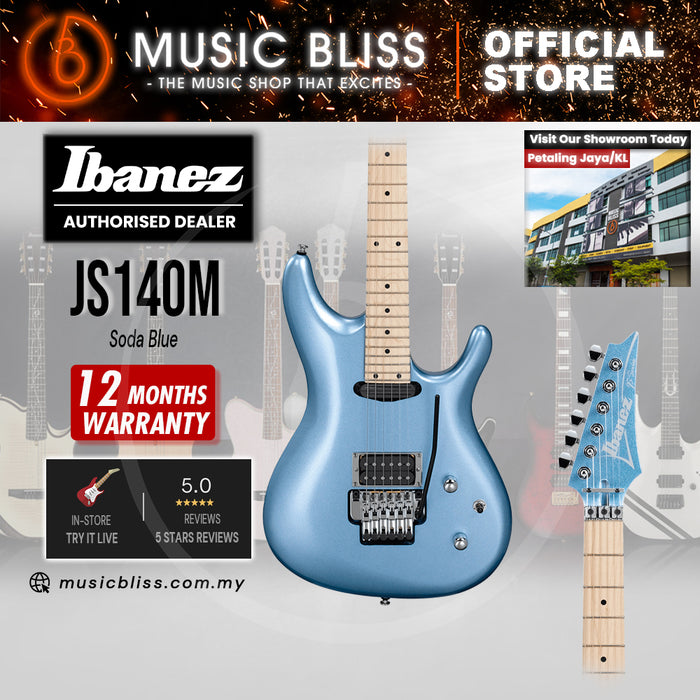Ibanez Joe Satriani Signature JS140M Electric Guitar - Soda Blue
