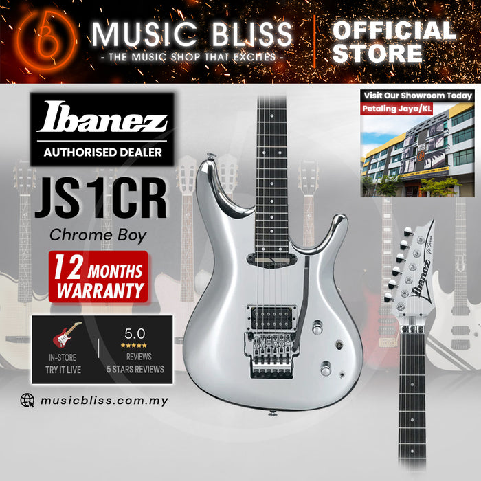 Ibanez Joe Satriani Signature JS1CR Electric Guitar - Chrome Boy