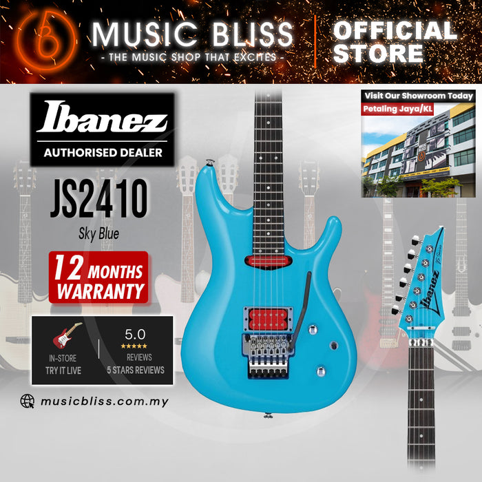 Ibanez Joe Satriani Signature JS2410 Electric Guitar - Sky Blue
