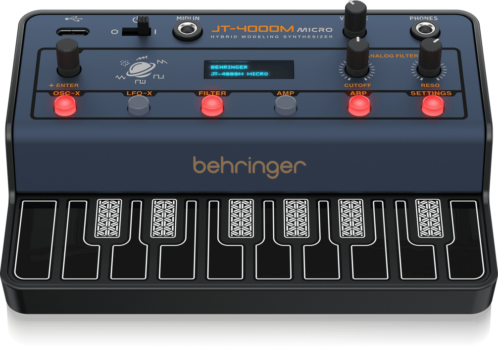 Behringer JT-4000M Micro Hybrid Modeling Synthesizer with MIDI