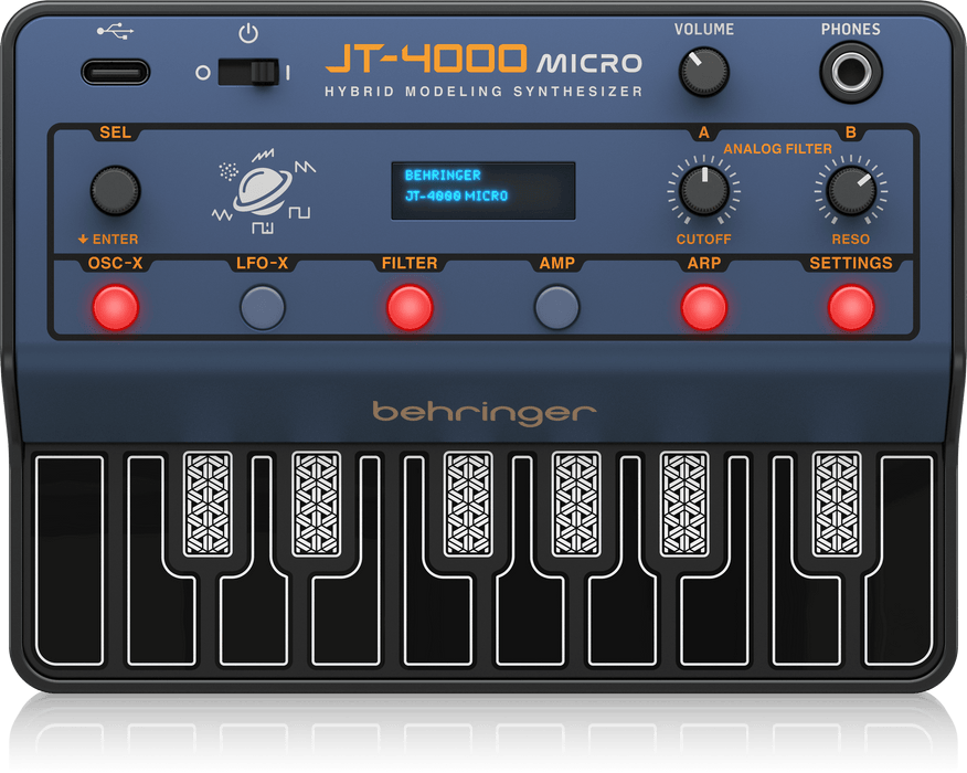 Behringer JT-4000 Micro Hybrid Modeling Synthesizer - Music Bliss Malaysia