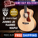 Guild Jumbo Junior Flamed Maple Acoustic-Electric Guitar - Antique Blonde Satin - Music Bliss Malaysia