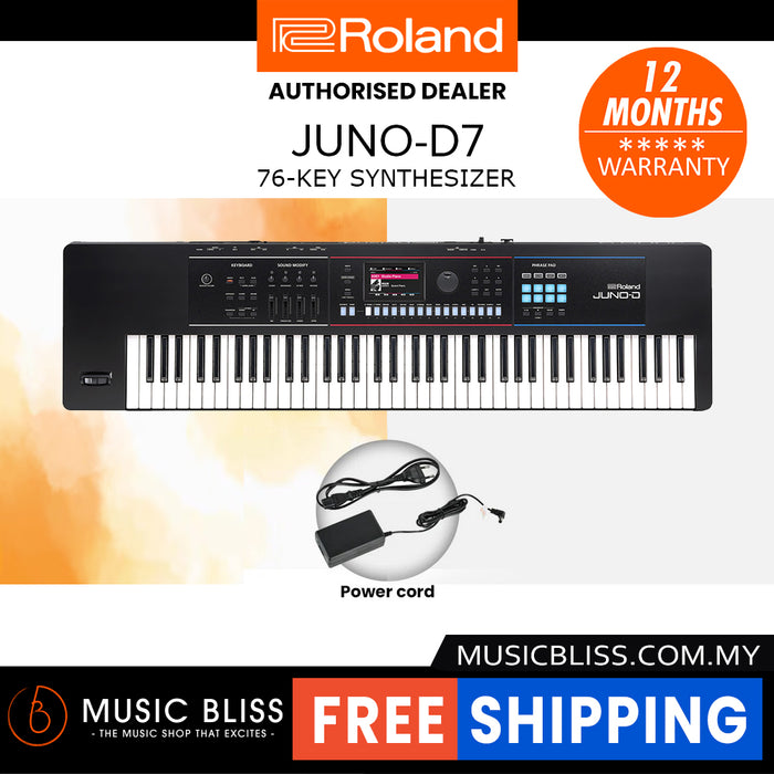 Roland JUNO-D7 76-key Synthesizer