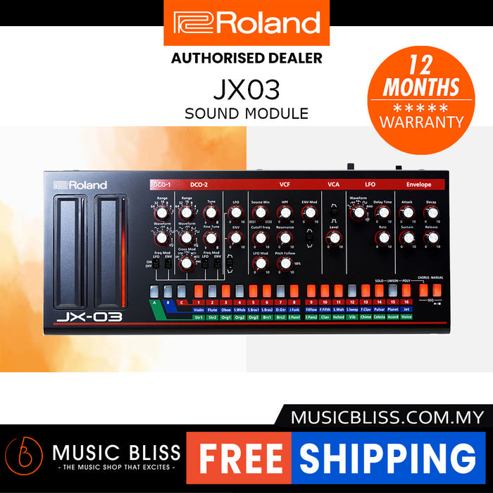 Roland Boutique Series JX-03 4-voice Synthesizer Module