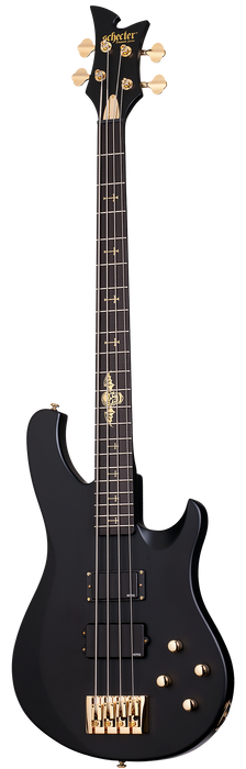 Schecter Johnny Christ Electric Bass Guitar - Satin Black