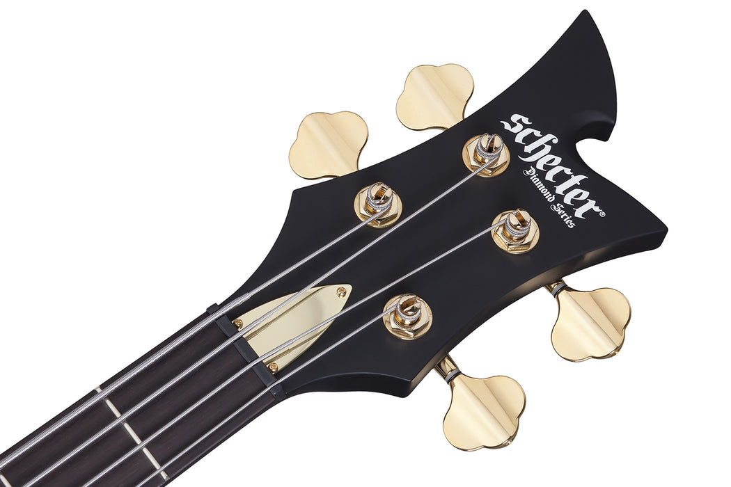 Schecter Johnny Christ Electric Bass Guitar - Satin Black