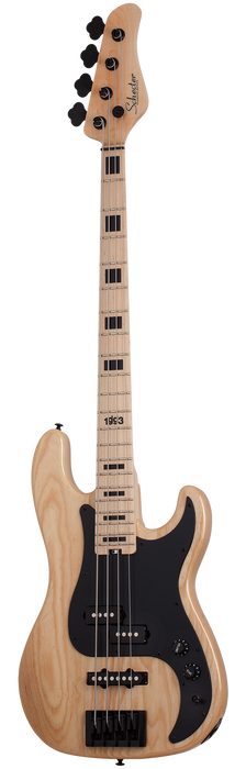 Schecter Justin Beck V Ani Electric Bass Guitar - Gloss Natural