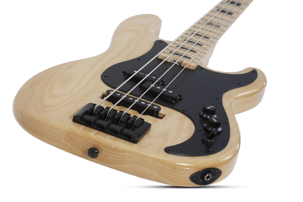 Schecter Justin Beck V Ani Electric Bass Guitar - Gloss Natural