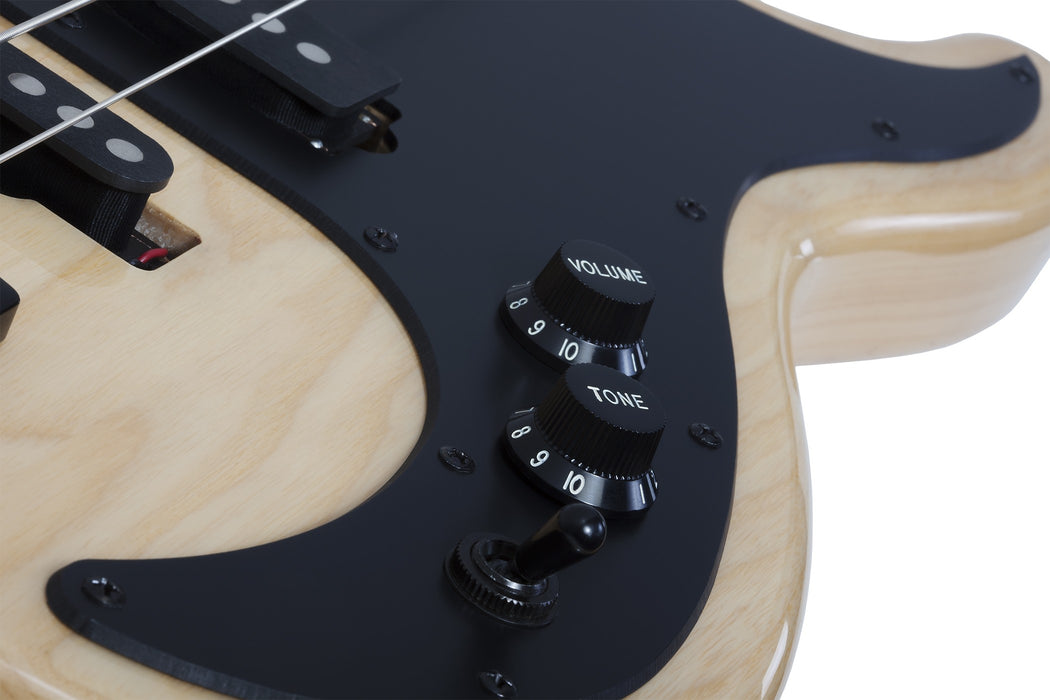 Schecter Justin Beck V Ani Electric Bass Guitar - Gloss Natural