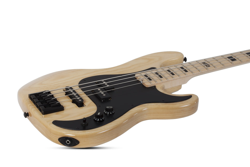 Schecter Justin Beck V Ani Electric Bass Guitar - Gloss Natural