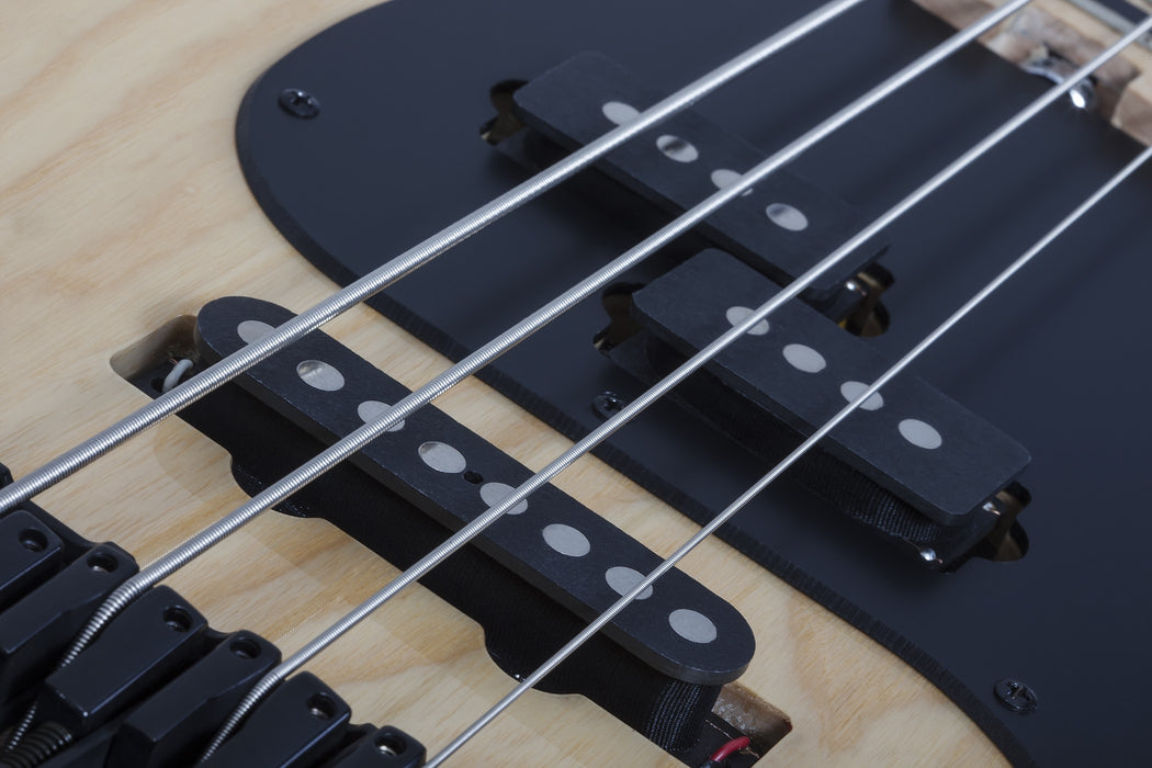 Schecter Justin Beck V Ani Electric Bass Guitar - Gloss Natural