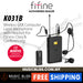 FIFINE K031B Wireless USB Microphones for Computer, FIFINE USB Wireless Microphone System for PC and Mac, Headset UHF Wireless System with USB Receiver, Transmitter, Headset and Clip Lavalier Lapel Mic - Music Bliss Malaysia