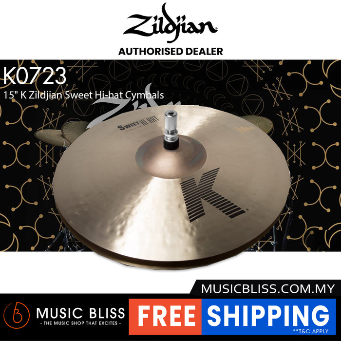 Zildjian 15" K Zildjian Sweet Hi-hat Cymbals