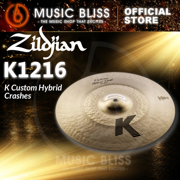 Zildjian 16" K Custom Hybrid Crash Cymbal