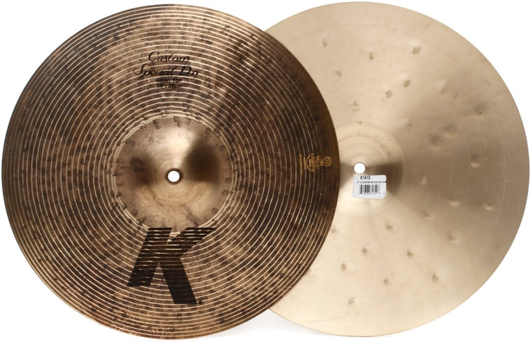 Zildjian 15" K Custom Special Dry Hi-Hat Cymbals - Music Bliss Malaysia