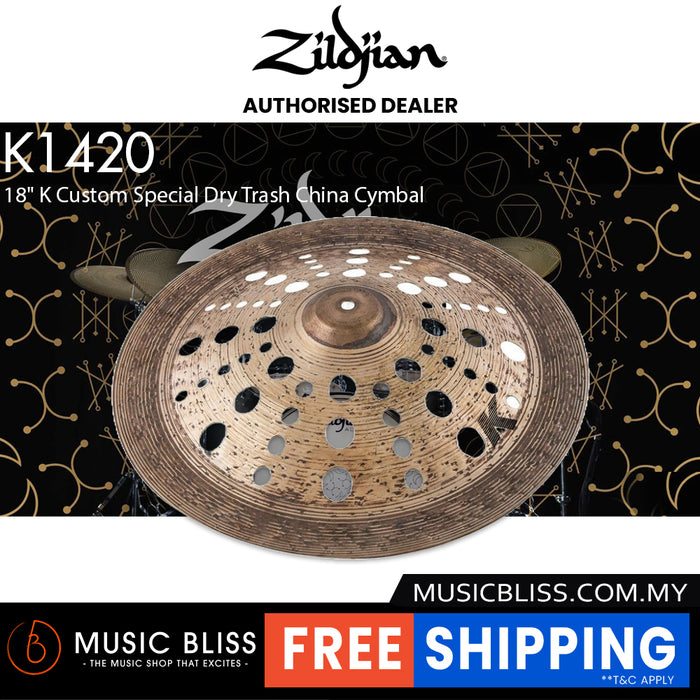 Zildjian 18" K Custom Special Dry Trash China Cymbal