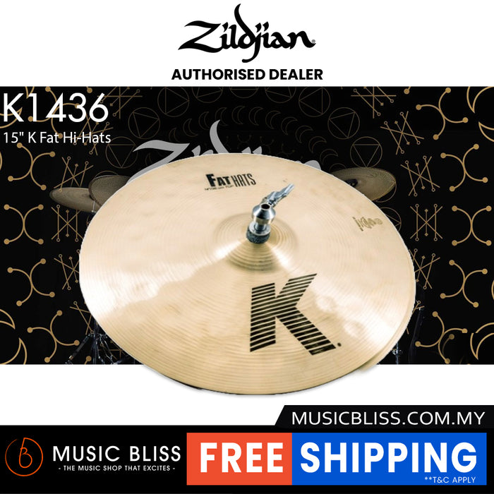 Zildjian 15" K Fat Hi-Hats