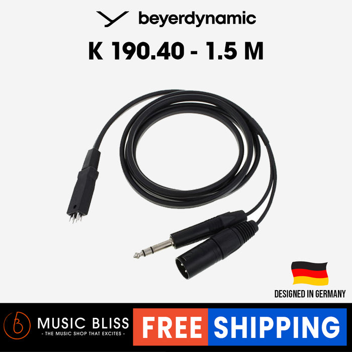 Beyerdynamic K 190.40 Cable 1.5m For DT 18/19/28/29/DT 2 -PV - Music Bliss Malaysia