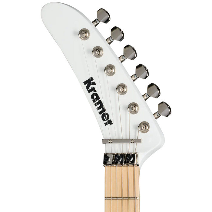 Kramer 84 Left-handed Electric Guitar with Premium Gig Bag - Angel White Satin