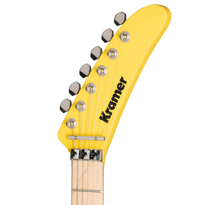 Kramer 84 Electric Guitar with Premium Gig Bag - Bumblebee Yellow Satin