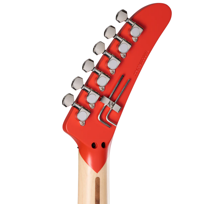 Kramer 84 Left-handed Electric Guitar with Premium Gig Bag - Eruption Red Satin