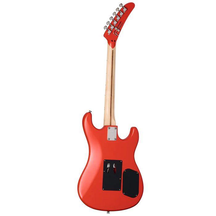 Kramer 84 Left-handed Electric Guitar with Premium Gig Bag - Eruption Red Satin