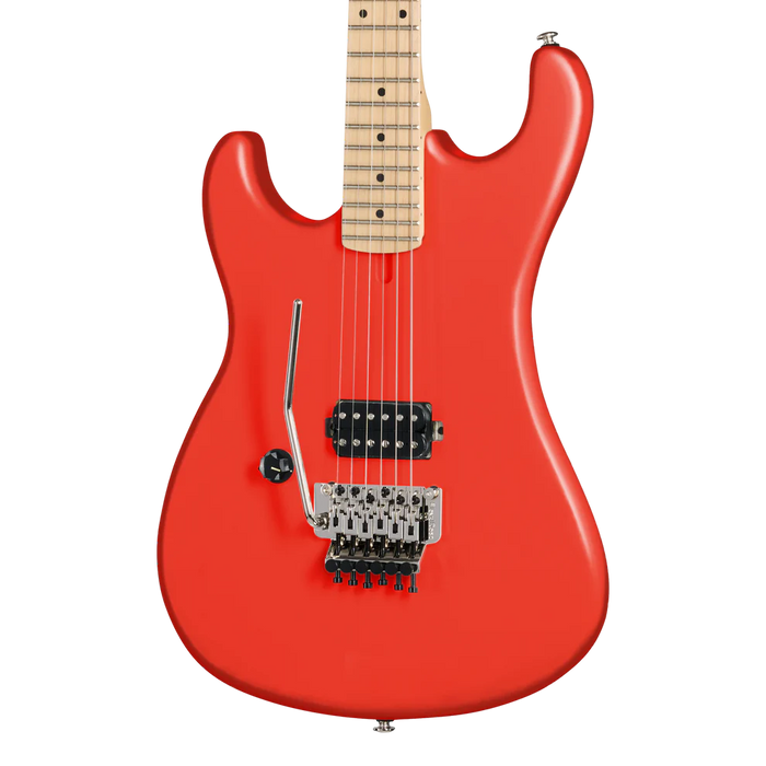 Kramer 84 Left-handed Electric Guitar with Premium Gig Bag - Eruption Red Satin