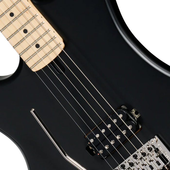 Kramer 84 Left-handed Electric Guitar with Premium Gig Bag - Intruder Black Satin