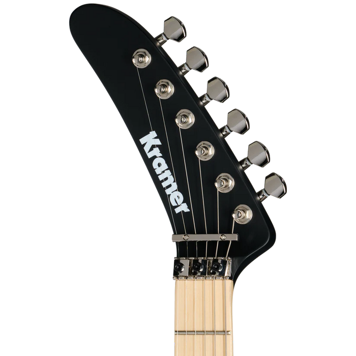 Kramer 84 Left-handed Electric Guitar with Premium Gig Bag - Intruder Black Satin