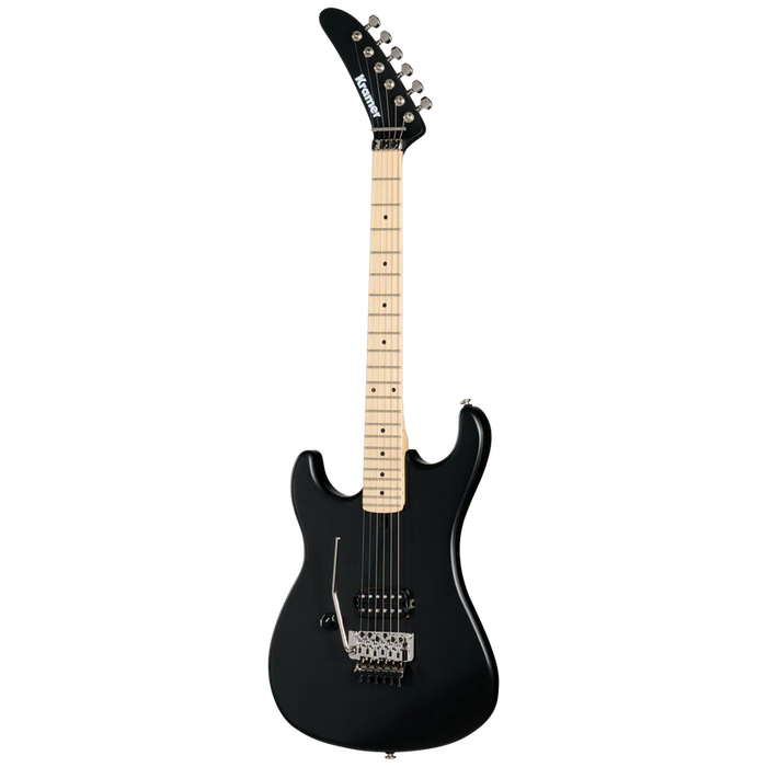 Kramer 84 Left-handed Electric Guitar with Premium Gig Bag - Intruder Black Satin