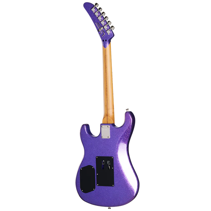 Kramer 84 HH Electric Guitar with Premium Gig Bag - Purple Sparkle
