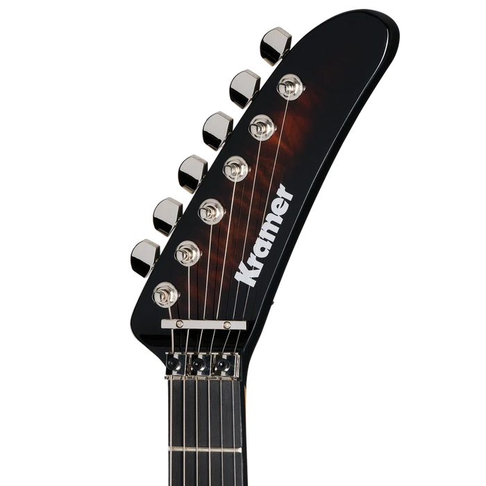 Kramer 84 HH Quilt Electric Guitar with Premium Gig Bag - Orange Burst