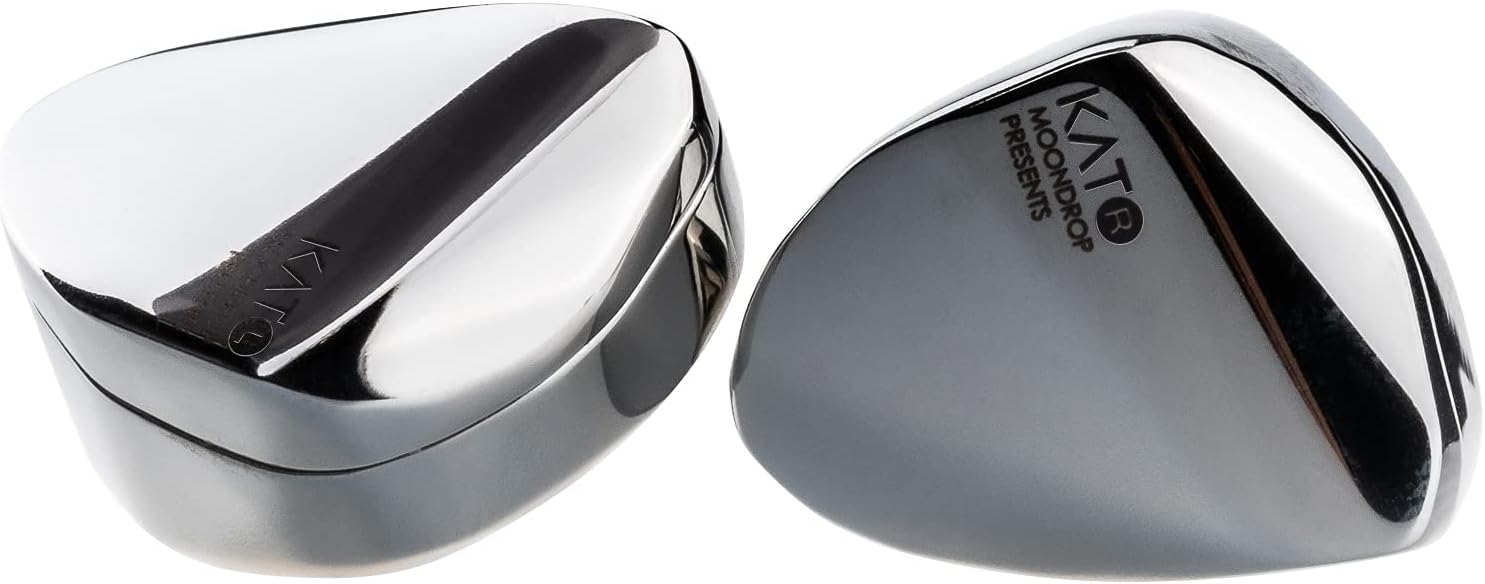 Moondrop Kato Dynamic Driver In-Ear Monitor - Glossy Silver - Music Bliss Malaysia