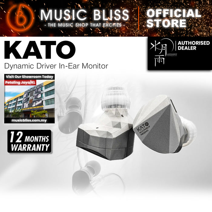 Moondrop Kato Dynamic Driver In-Ear Monitor - Matte Steel