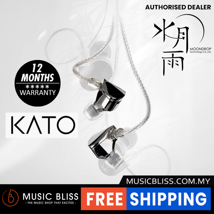 Moondrop Kato Dynamic Driver In-Ear Monitor - Matte Steel