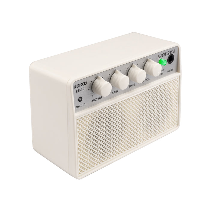 Kokko KB-10 Budget Beginner Portable Mini Modeling Electric Bass Guitar Amp - 10W Rechargeable