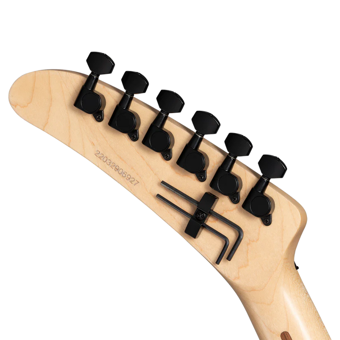 Kramer 84 Red Bullseye Electric Guitar with Premium Gig Bag - Black with Red Bullseye